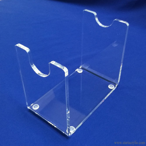 Acrylic Pistol Revolver Display Stand Clear Model Showing