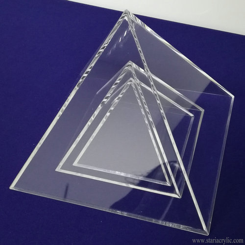 Clear Acrylic Pyramid Display Mold for Resin 
