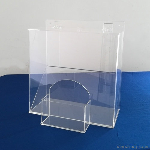 Clear Acrylic Safety PPE Dispenser Ear Plugs Holder