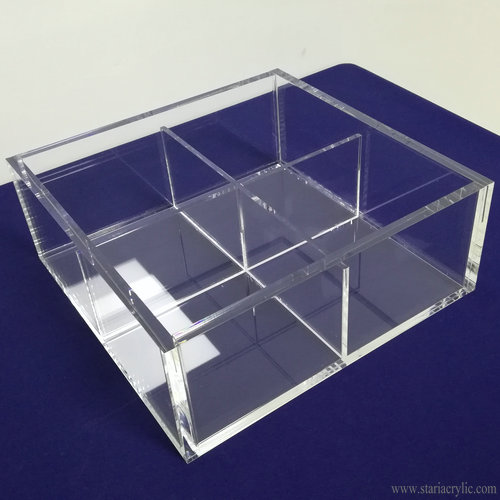 Acrylic 4-Section Box