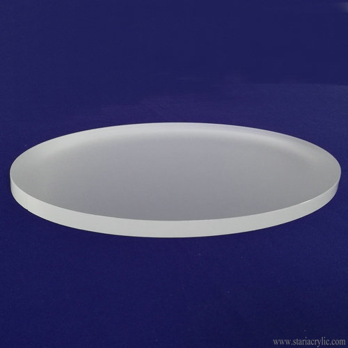 Details about   frosted Acrylic Oval  Display Base,8" x 4 1/4" x 1/4" 